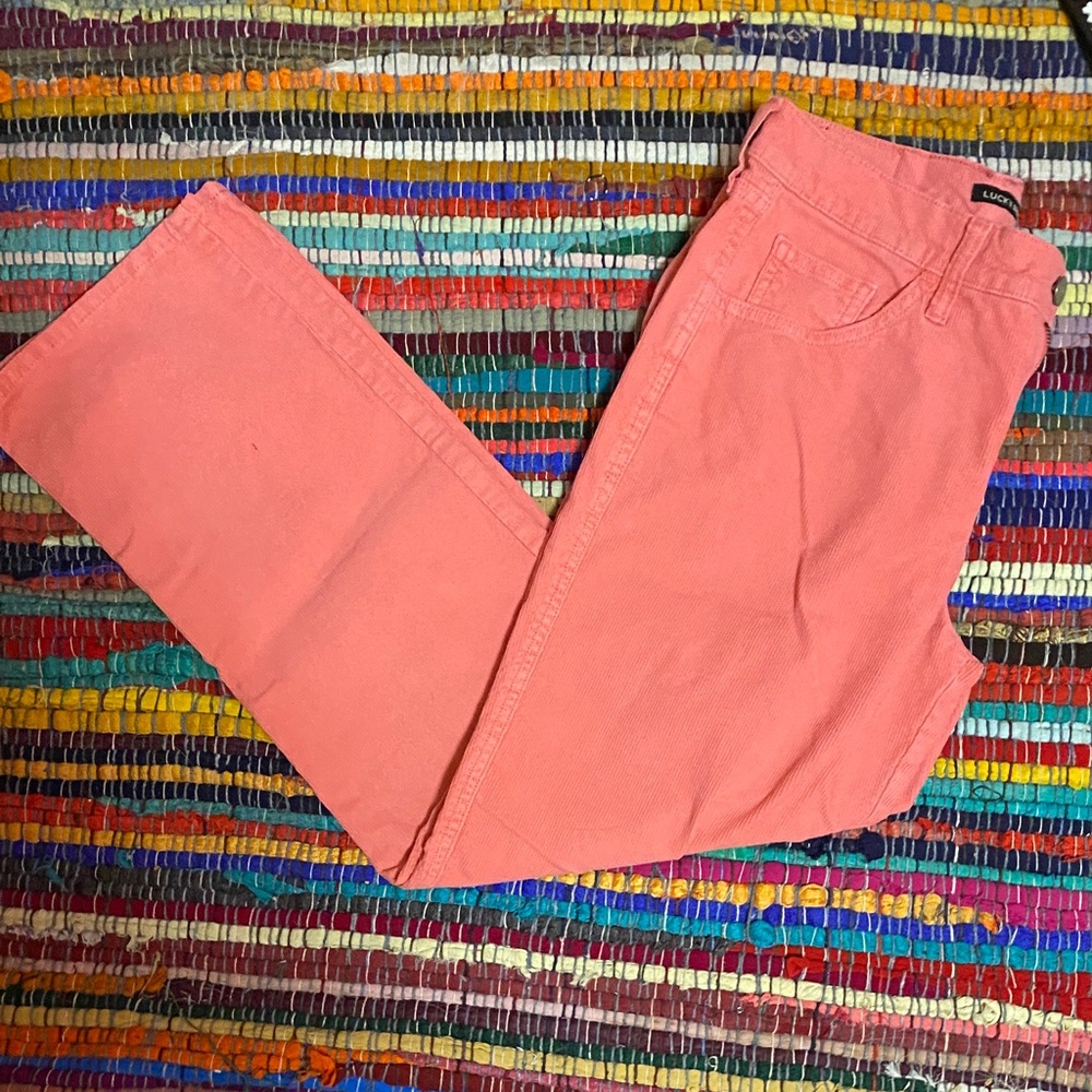 Lucky Brand Pink Corduroy Apparel